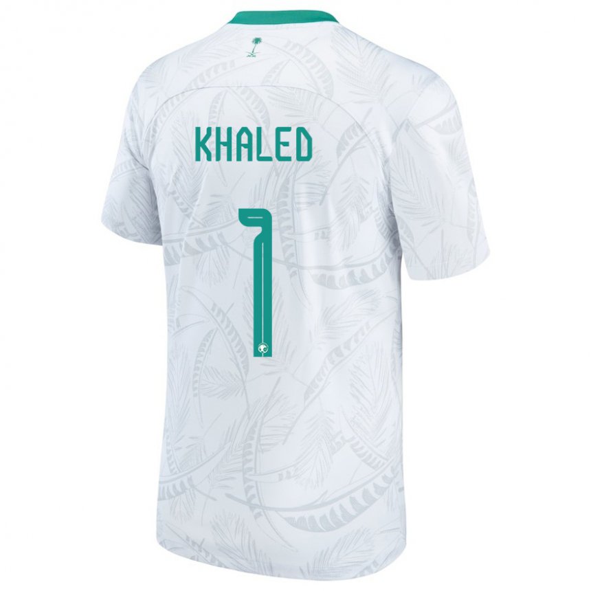 Niño Camiseta Arabia Saudita Sarah Khaled #1 Blanco 1ª Equipación 22-24 La Camisa México