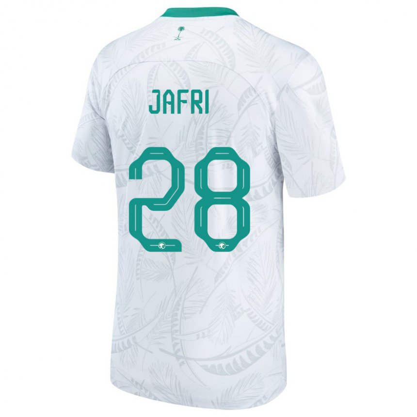 Niño Camiseta Arabia Saudita Farah Jafri #28 Blanco 1ª Equipación 22-24 La Camisa México