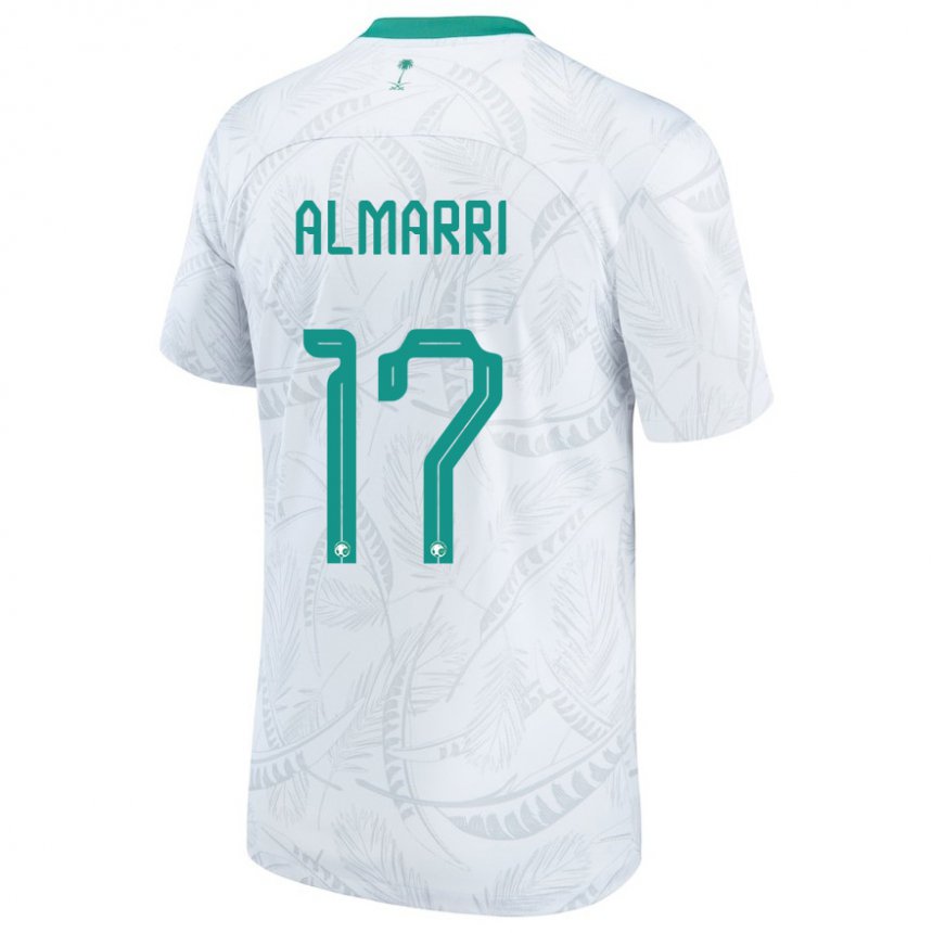 Niño Camiseta Arabia Saudita Mohammed Almarri #17 Blanco 1ª Equipación 22-24 La Camisa México