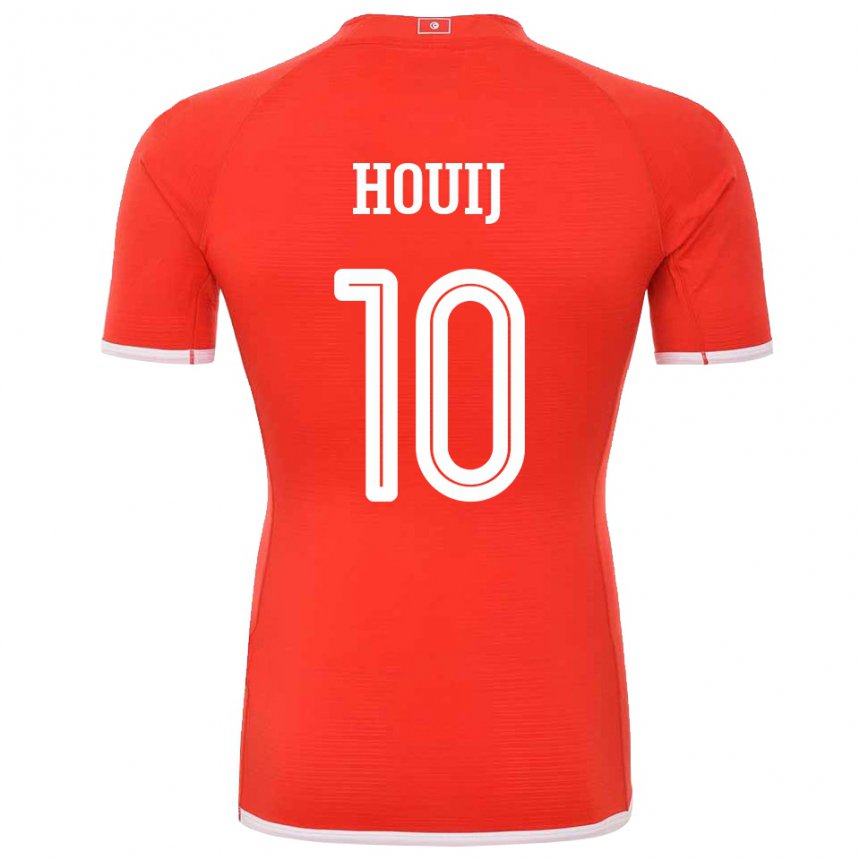 Niño Camiseta Túnez Mariem Houij #10 Rojo 1ª Equipación 22-24 La Camisa México