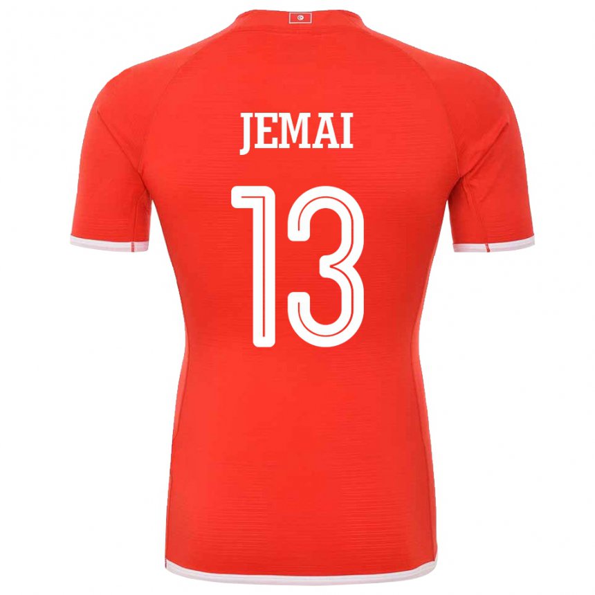 Niño Camiseta Túnez Yasmine Jemai #13 Rojo 1ª Equipación 22-24 La Camisa México