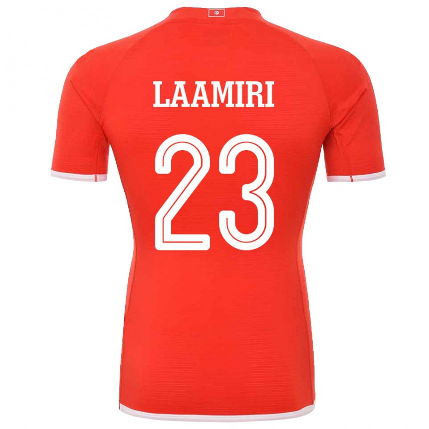 Niño Camiseta Túnez Soumaya Laamiri #23 Rojo 1ª Equipación 22-24 La Camisa México