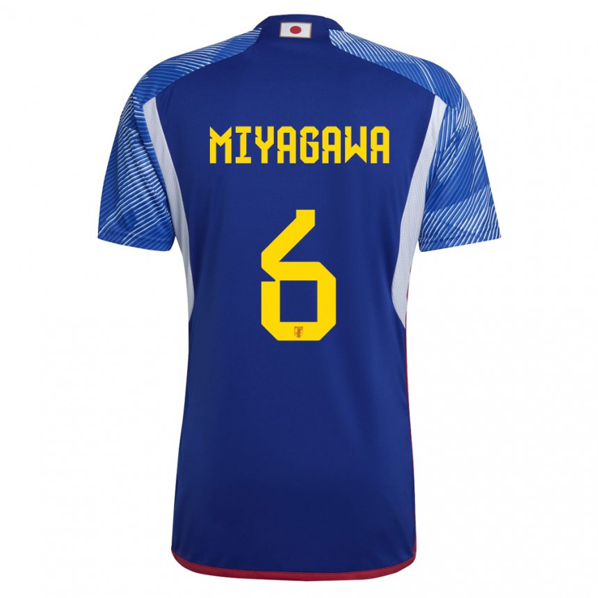 Niño Camiseta Japón Asato Miyagawa #6 Azul Real 1ª Equipación 22-24 La Camisa México