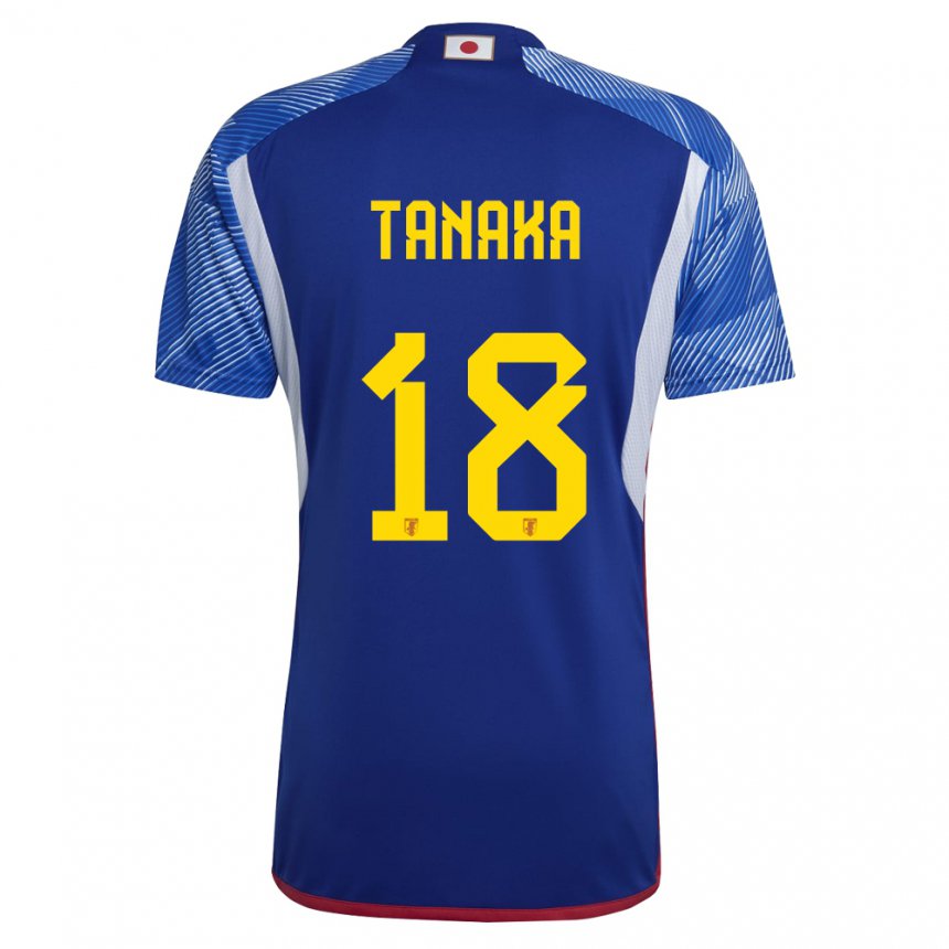 Niño Camiseta Japón Momoko Tanaka #18 Azul Real 1ª Equipación 22-24 La Camisa México