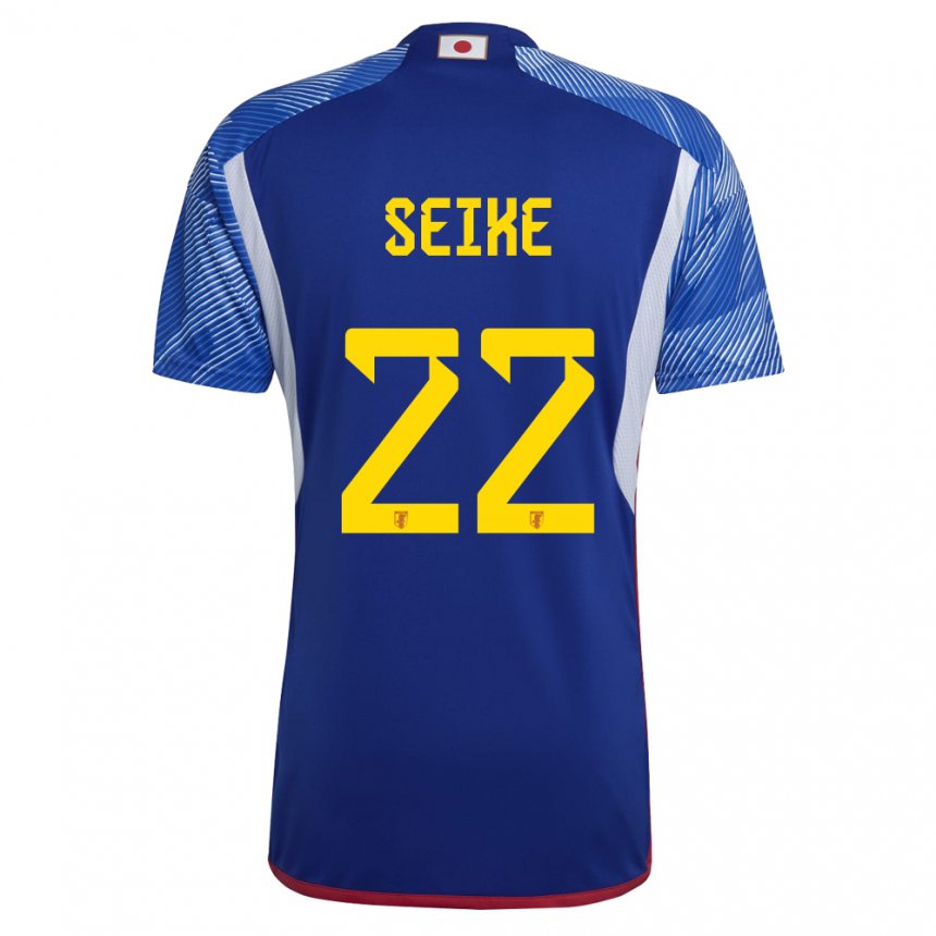 Niño Camiseta Japón Kiko Seike #22 Azul Real 1ª Equipación 22-24 La Camisa México