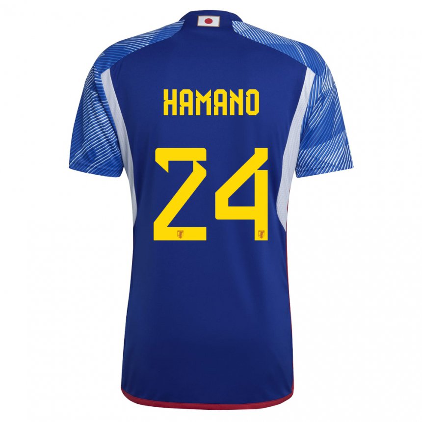 Niño Camiseta Japón Maika Hamano #24 Azul Real 1ª Equipación 22-24 La Camisa México