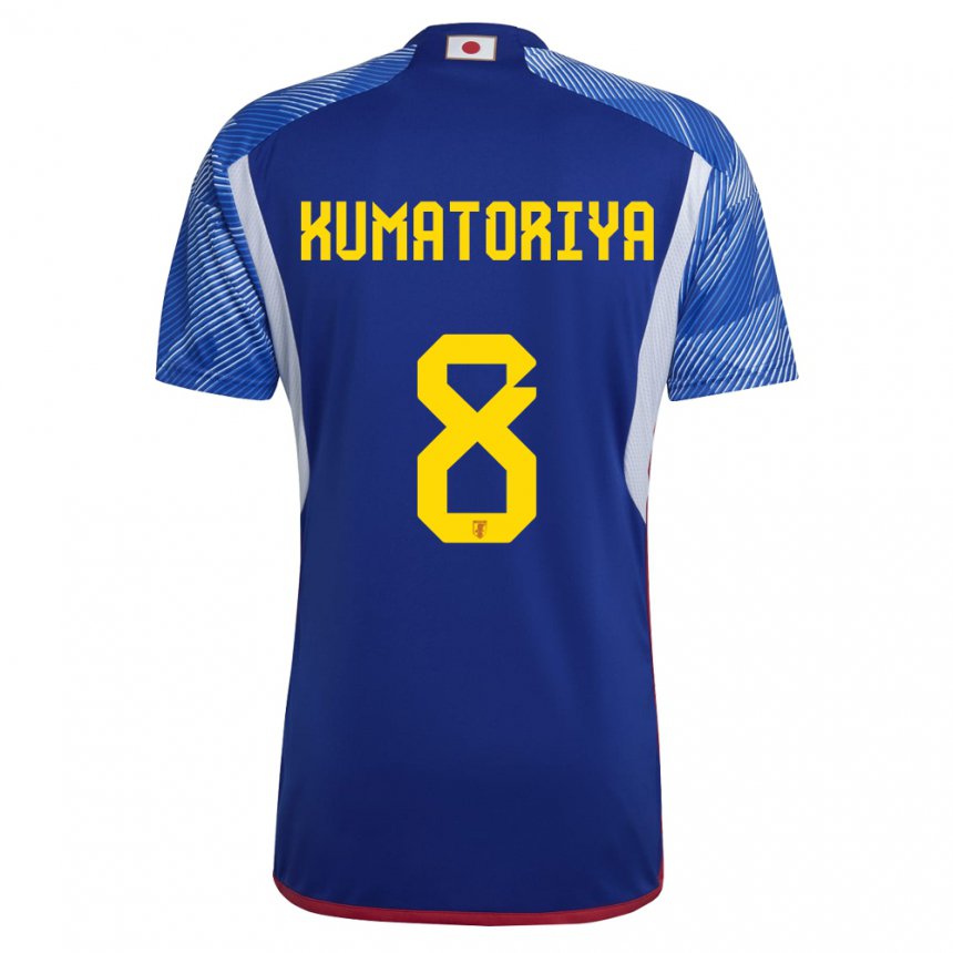 Niño Camiseta Japón Issei Kumatoriya #8 Azul Real 1ª Equipación 22-24 La Camisa México