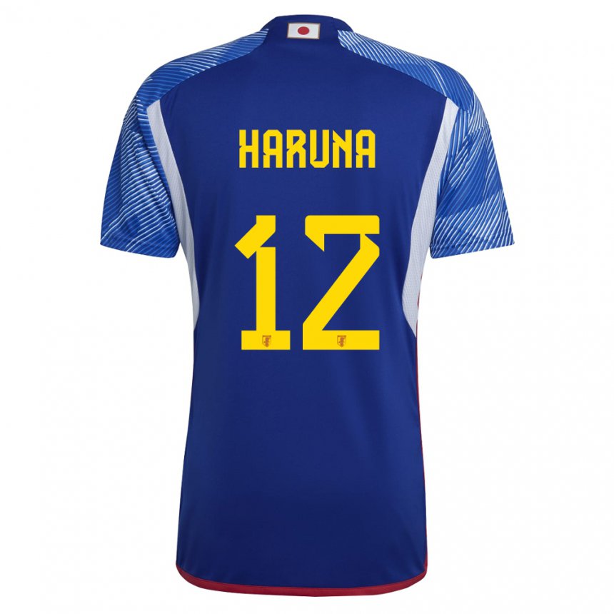 Niño Camiseta Japón Ryusei Haruna #12 Azul Real 1ª Equipación 22-24 La Camisa México