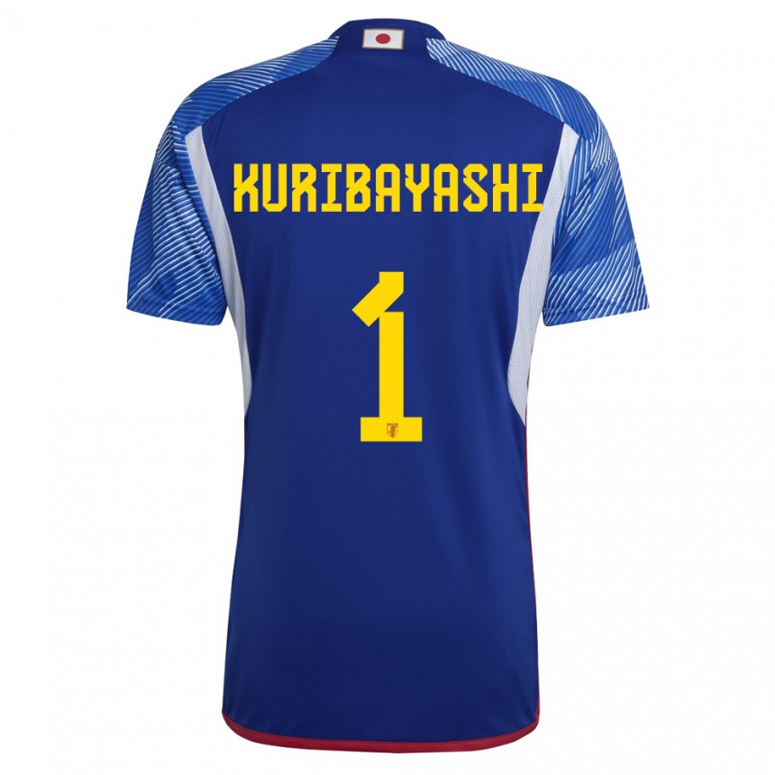 Niño Camiseta Japón Hayato Kuribayashi #1 Azul Real 1ª Equipación 22-24 La Camisa México