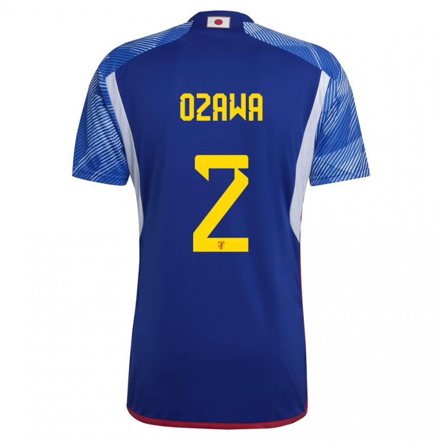 Niño Camiseta Japón Haruki Ozawa #2 Azul Real 1ª Equipación 22-24 La Camisa México