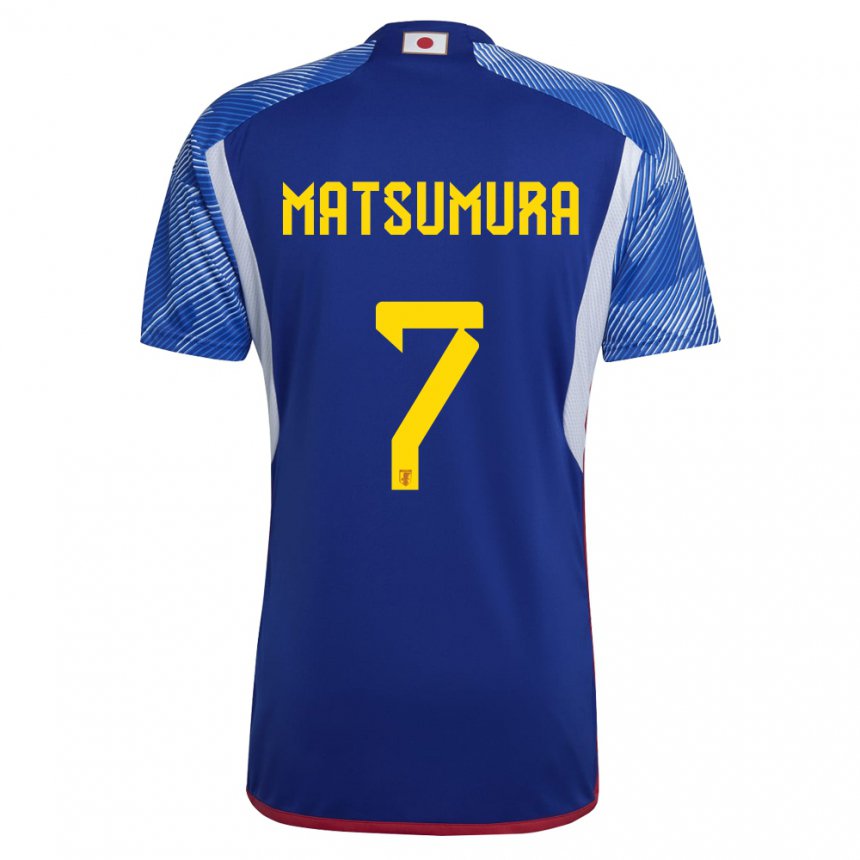 Niño Camiseta Japón Kosuke Matsumura #7 Azul Real 1ª Equipación 22-24 La Camisa México