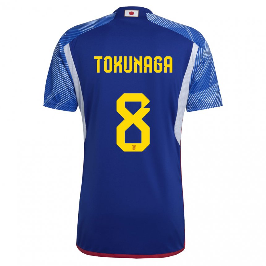 Niño Camiseta Japón Ryo Tokunaga #8 Azul Real 1ª Equipación 22-24 La Camisa México