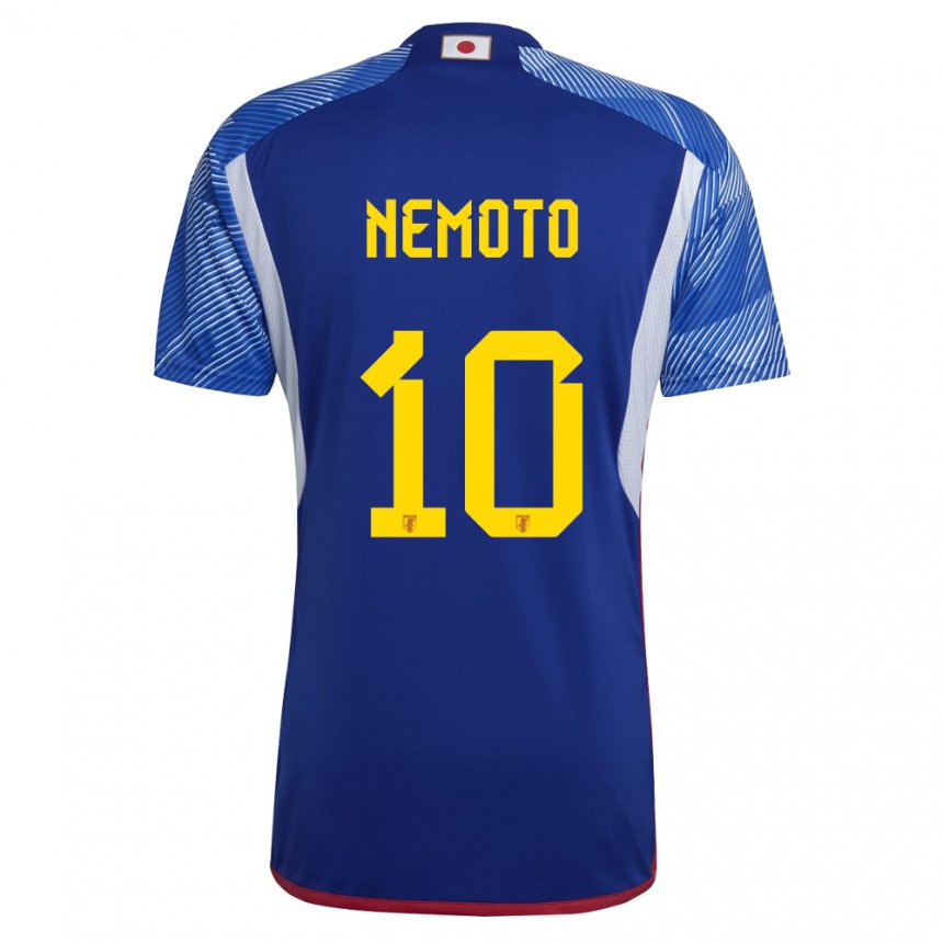 Niño Camiseta Japón Kotaro Nemoto #10 Azul Real 1ª Equipación 22-24 La Camisa México