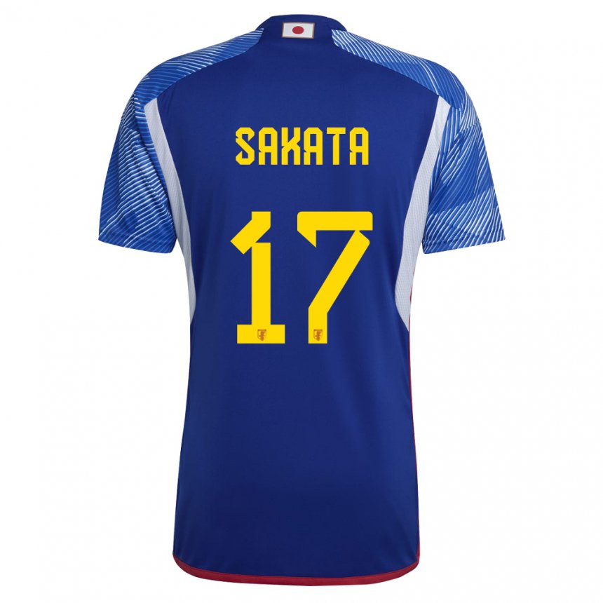 Niño Camiseta Japón Reiya Sakata #17 Azul Real 1ª Equipación 22-24 La Camisa México