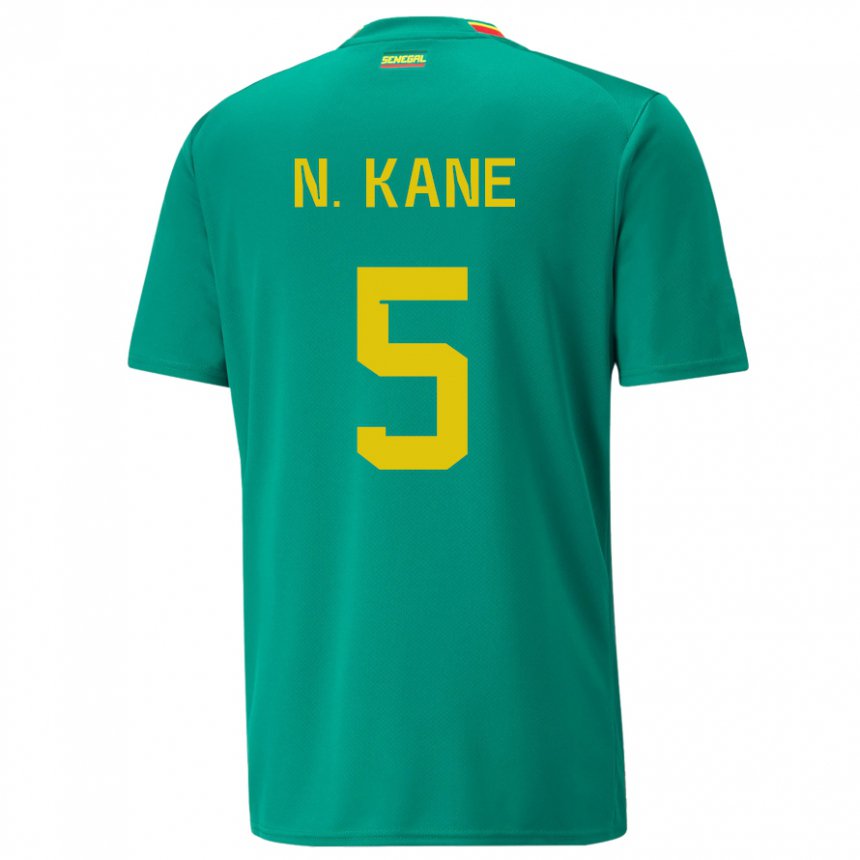 Niño Camiseta Senegal Ndeye Ndiaye Kane #5 Verde 2ª Equipación 22-24 La Camisa México