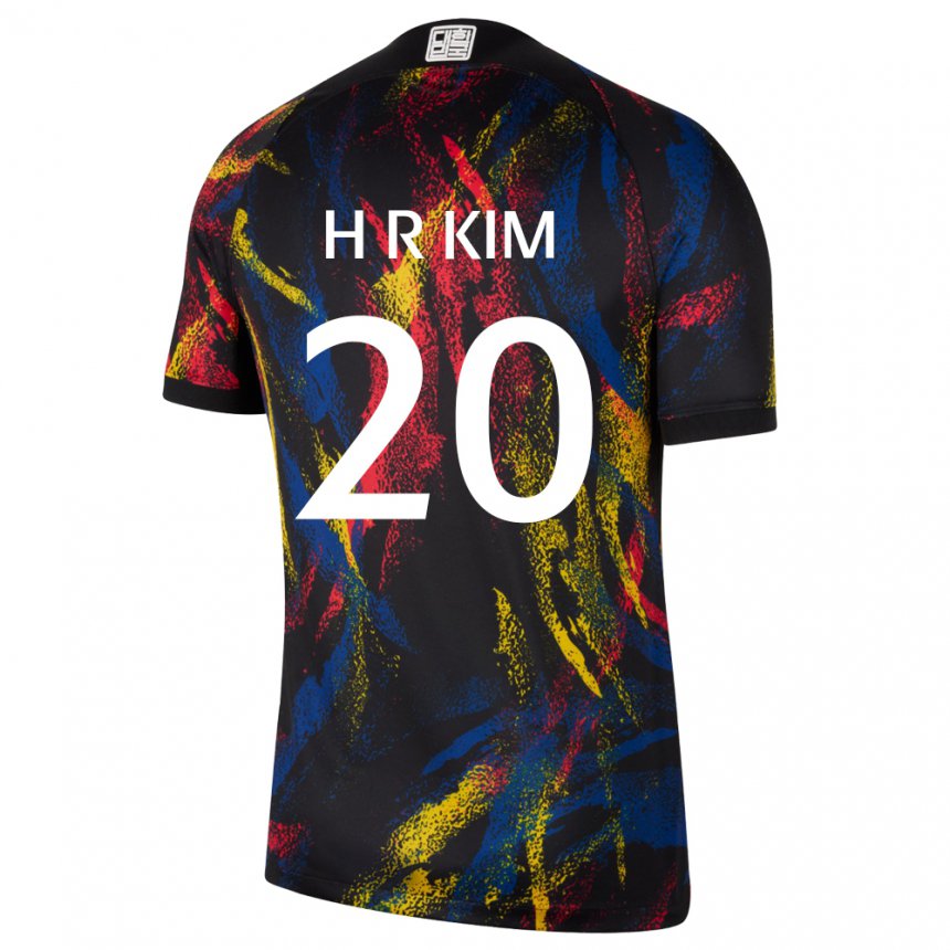 Niño Camiseta Corea Del Sur Kim Hye Ri #20 Multicolor 2ª Equipación 22-24 La Camisa México