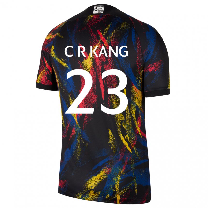 Niño Camiseta Corea Del Sur Kang Chae Rim #23 Multicolor 2ª Equipación 22-24 La Camisa México