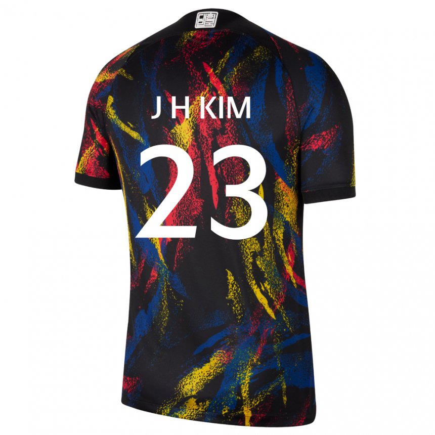 Niño Camiseta Corea Del Sur Kim Jung Hoon #23 Multicolor 2ª Equipación 22-24 La Camisa México