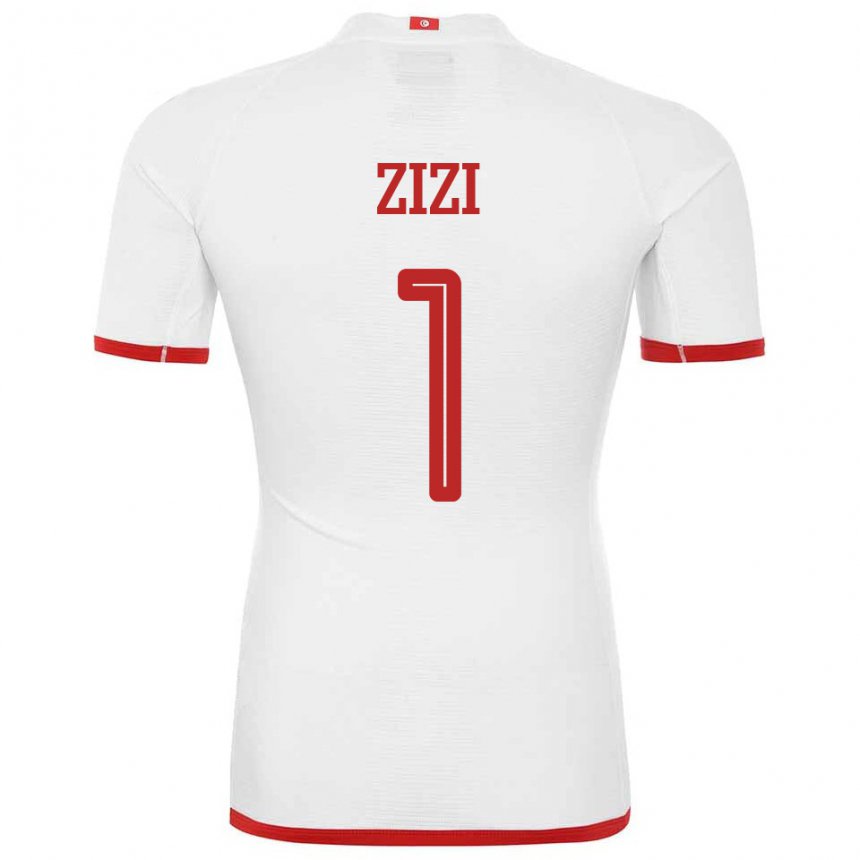 Niño Camiseta Túnez Nesrine Zizi #1 Blanco 2ª Equipación 22-24 La Camisa México