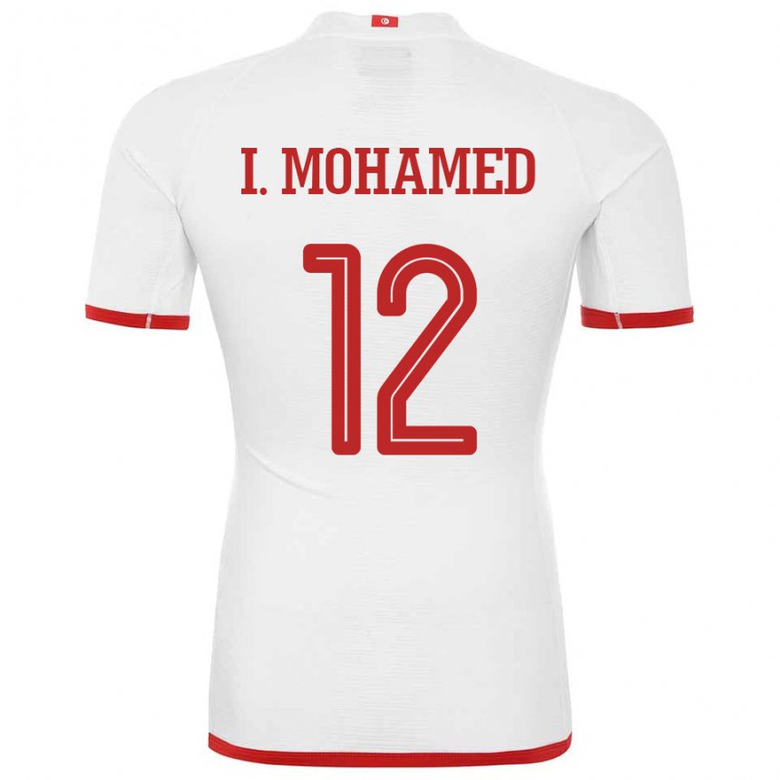 Niño Camiseta Túnez Ibtissem Ben Mohamed #12 Blanco 2ª Equipación 22-24 La Camisa México