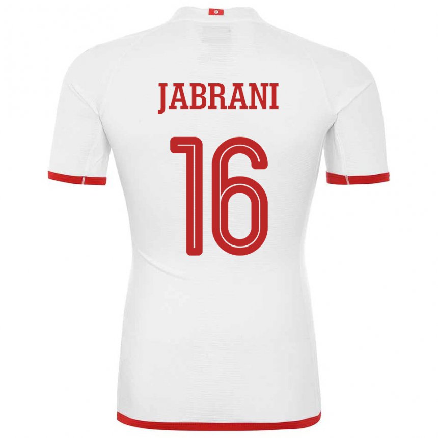 Niño Camiseta Túnez Soulaima Jabrani #16 Blanco 2ª Equipación 22-24 La Camisa México