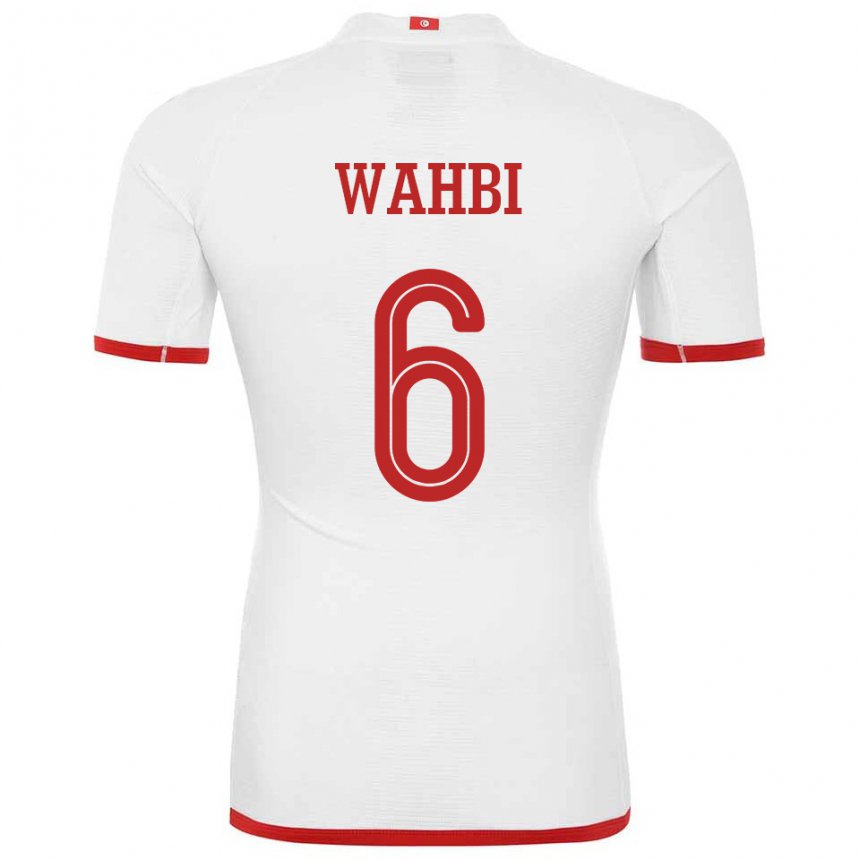 Niño Camiseta Túnez Gaith Wahbi #6 Blanco 2ª Equipación 22-24 La Camisa México