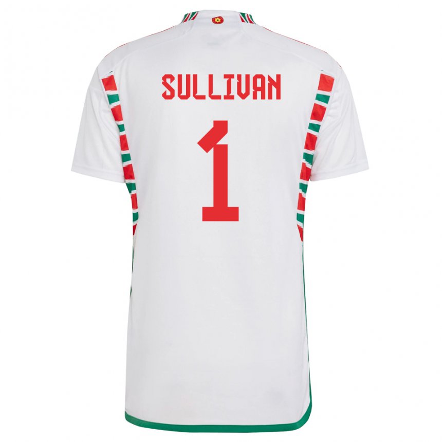 Niño Camiseta Gales Laura O Sullivan #1 Blanco 2ª Equipación 22-24 La Camisa México