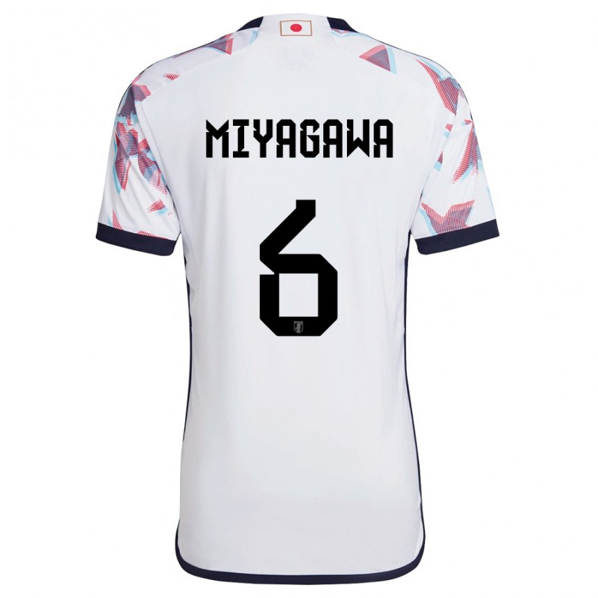 Niño Camiseta Japón Asato Miyagawa #6 Blanco 2ª Equipación 22-24 La Camisa México