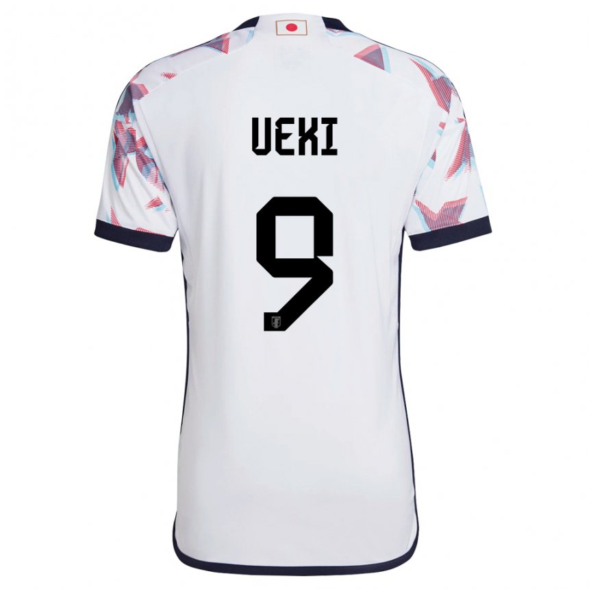 Niño Camiseta Japón Riko Ueki #9 Blanco 2ª Equipación 22-24 La Camisa México