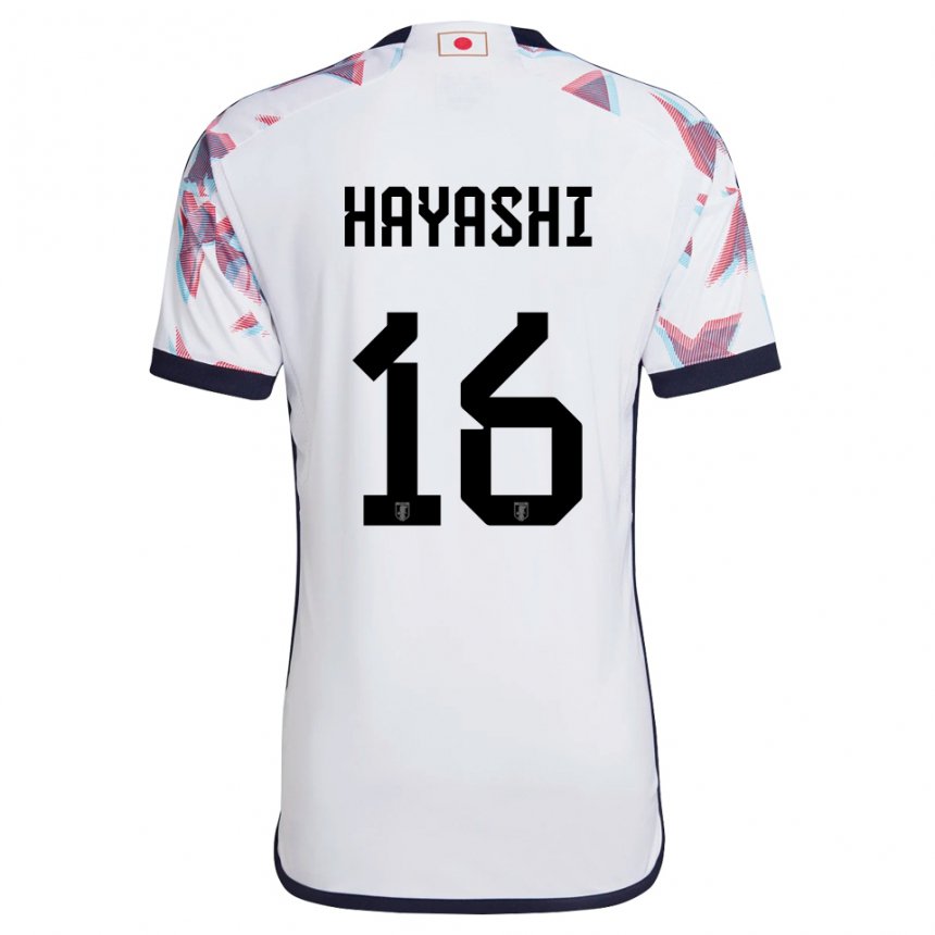 Niño Camiseta Japón Honoka Hayashi #16 Blanco 2ª Equipación 22-24 La Camisa México