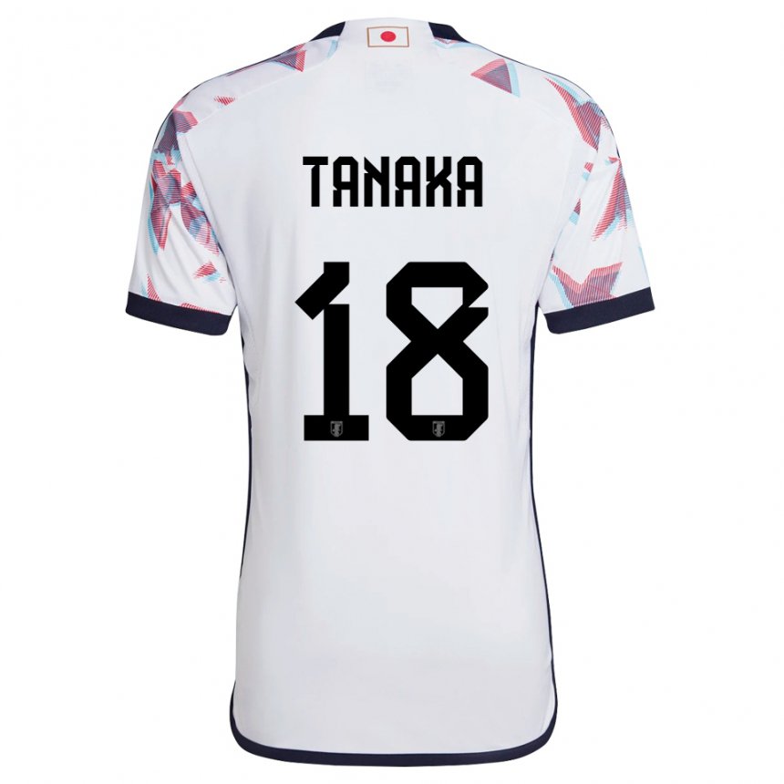 Niño Camiseta Japón Momoko Tanaka #18 Blanco 2ª Equipación 22-24 La Camisa México