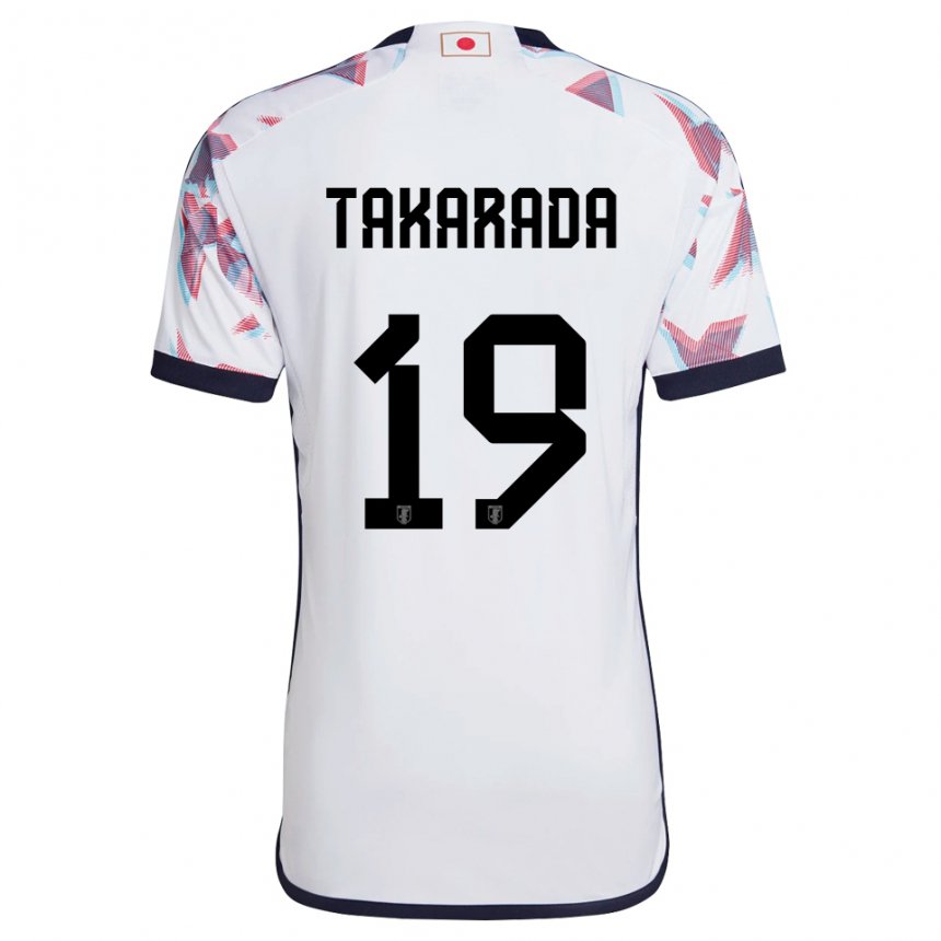 Niño Camiseta Japón Saori Takarada #19 Blanco 2ª Equipación 22-24 La Camisa México