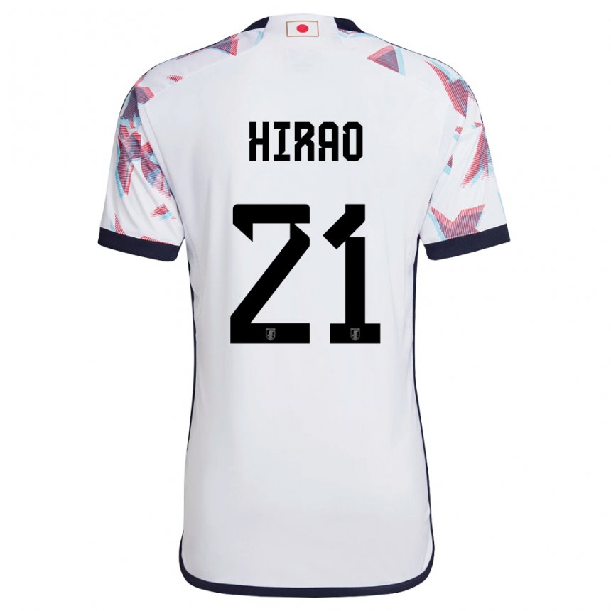 Niño Camiseta Japón Chika Hirao #21 Blanco 2ª Equipación 22-24 La Camisa México