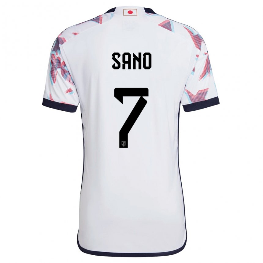 Niño Camiseta Japón Kodai Sano #7 Blanco 2ª Equipación 22-24 La Camisa México