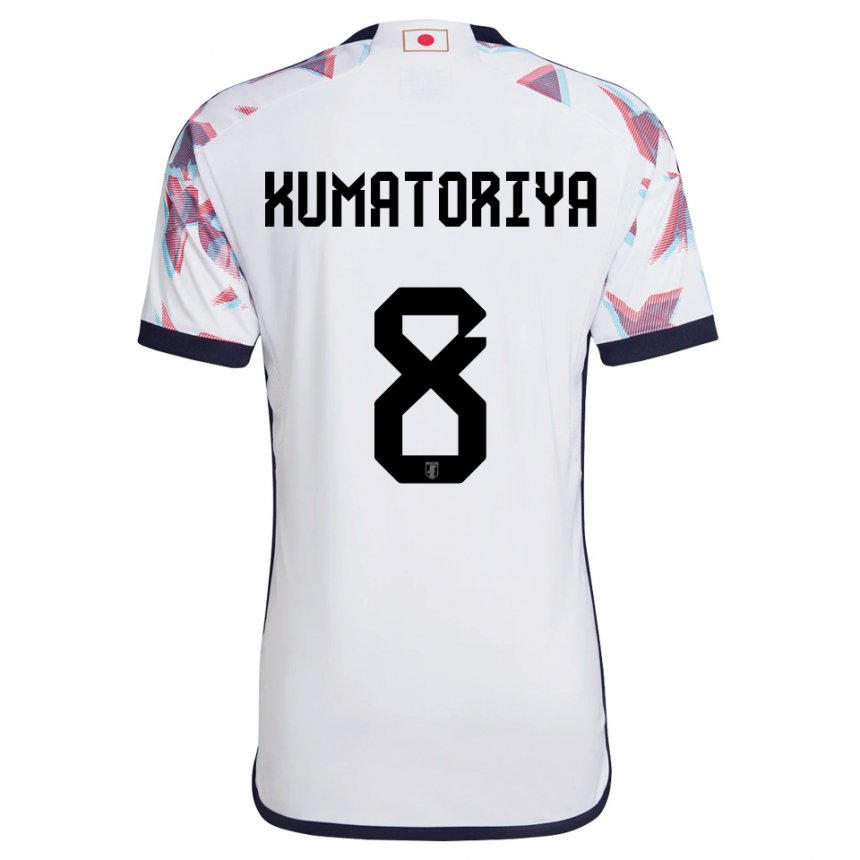 Niño Camiseta Japón Issei Kumatoriya #8 Blanco 2ª Equipación 22-24 La Camisa México
