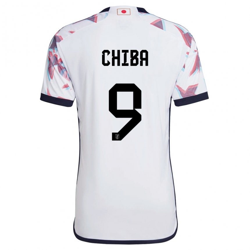 Niño Camiseta Japón Kanta Chiba #9 Blanco 2ª Equipación 22-24 La Camisa México