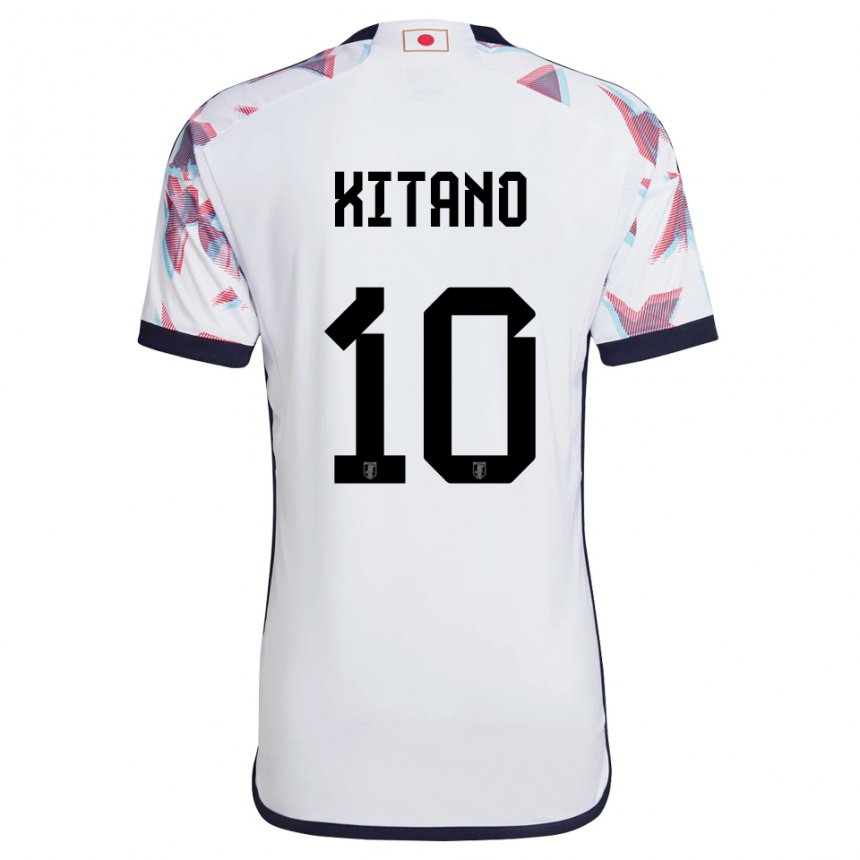 Niño Camiseta Japón Sota Kitano #10 Blanco 2ª Equipación 22-24 La Camisa México