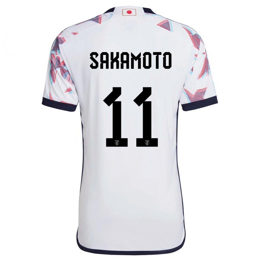 Niño Camiseta Japón Isa Sakamoto #11 Blanco 2ª Equipación 22-24 La Camisa México