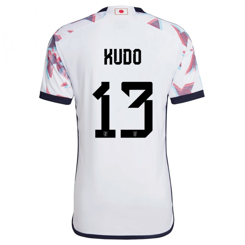 Niño Camiseta Japón Kota Kudo #13 Blanco 2ª Equipación 22-24 La Camisa México