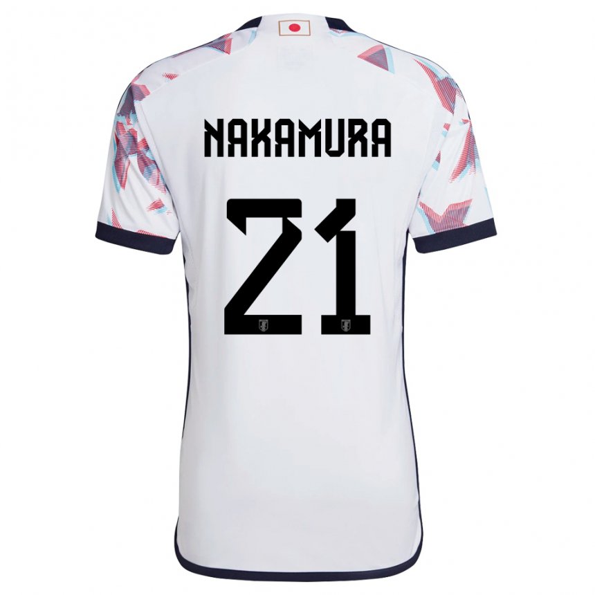 Niño Camiseta Japón Jiro Nakamura #21 Blanco 2ª Equipación 22-24 La Camisa México