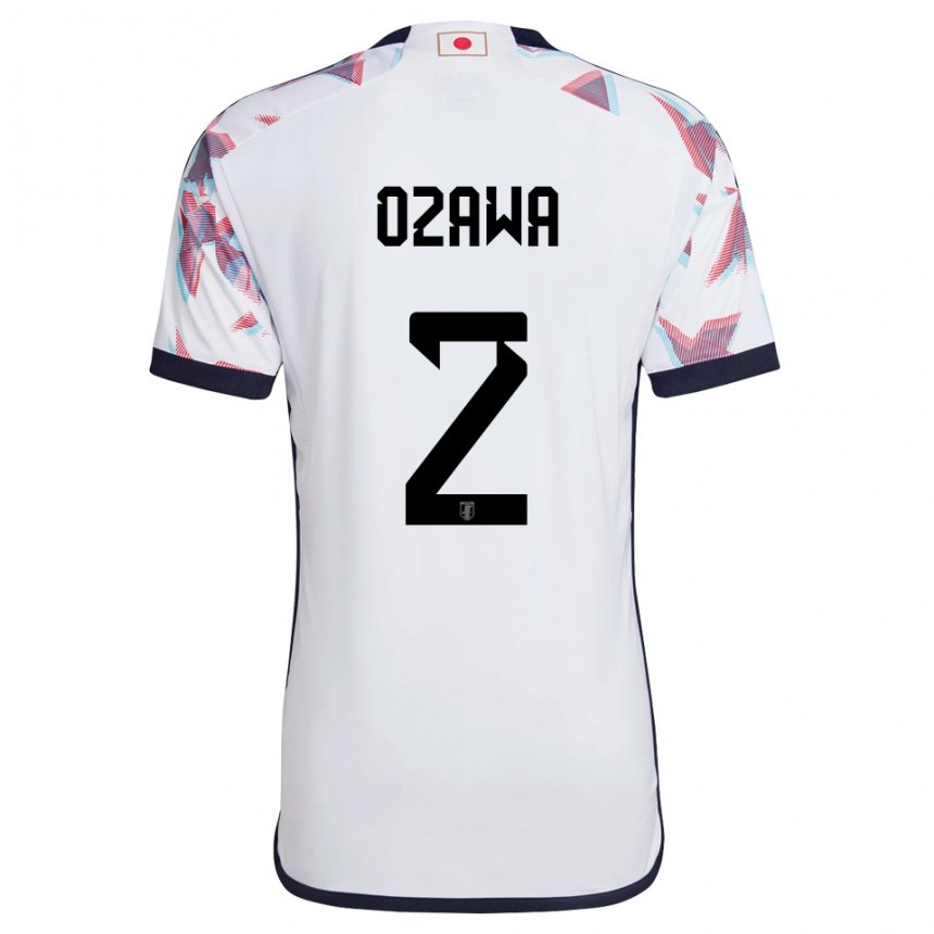 Niño Camiseta Japón Haruki Ozawa #2 Blanco 2ª Equipación 22-24 La Camisa México