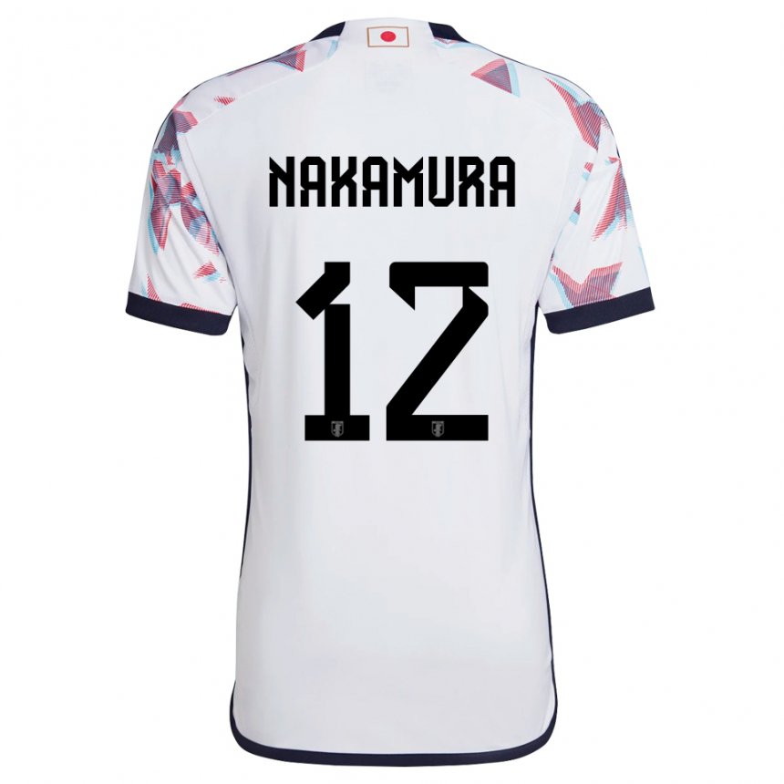 Niño Camiseta Japón Keisuke Nakamura #12 Blanco 2ª Equipación 22-24 La Camisa México