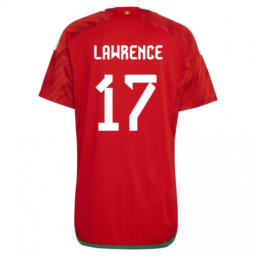 Hombre Camiseta Gales Nadia Lawrence #17 Rojo 1ª Equipación 22-24 La Camisa México