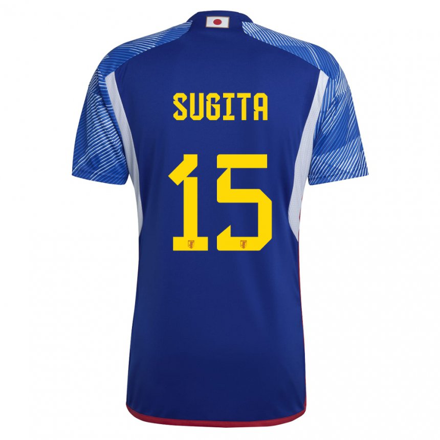 Hombre Camiseta Japón Hina Sugita #15 Azul Real 1ª Equipación 22-24 La Camisa México