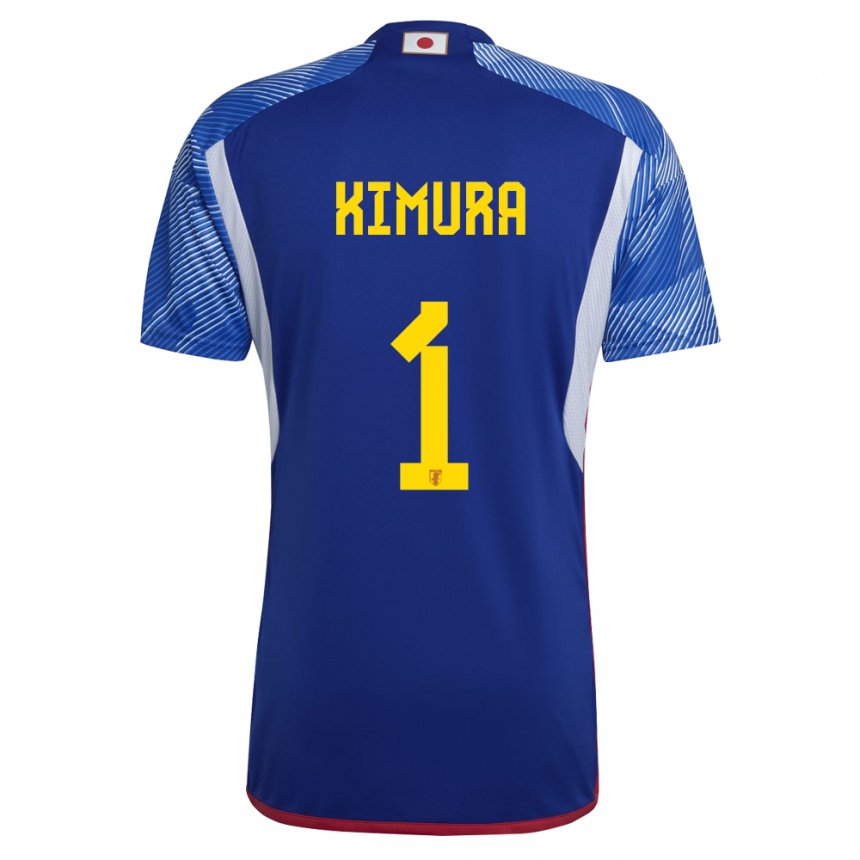 Hombre Camiseta Japón Ryoya Kimura #1 Azul Real 1ª Equipación 22-24 La Camisa México