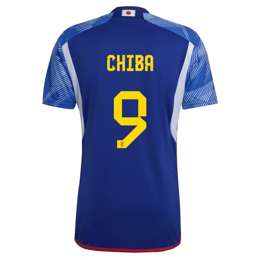 Hombre Camiseta Japón Kanta Chiba #9 Azul Real 1ª Equipación 22-24 La Camisa México