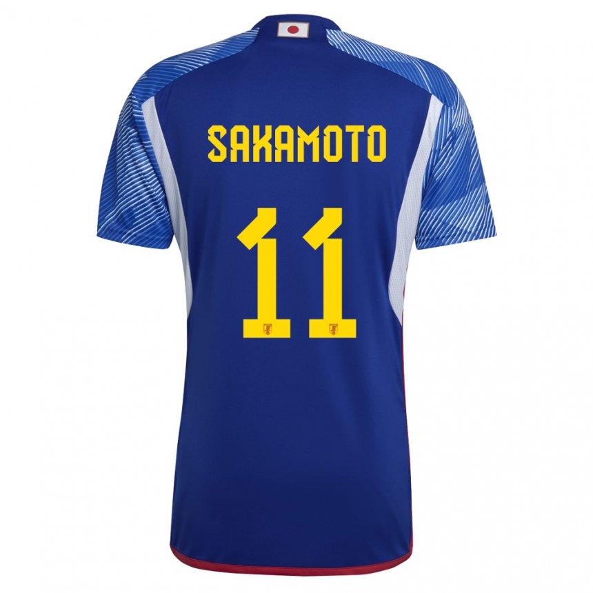 Hombre Camiseta Japón Isa Sakamoto #11 Azul Real 1ª Equipación 22-24 La Camisa México