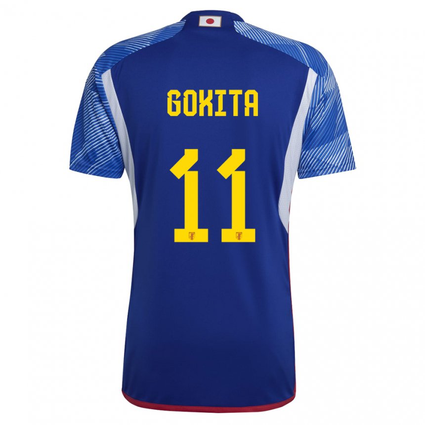 Hombre Camiseta Japón Kishin Gokita #11 Azul Real 1ª Equipación 22-24 La Camisa México