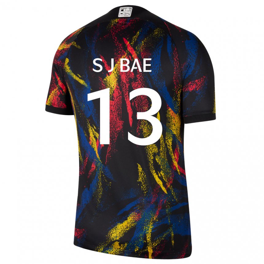 Hombre Camiseta Corea Del Sur Bae Seo Joon #13 Multicolor 2ª Equipación 22-24 La Camisa México