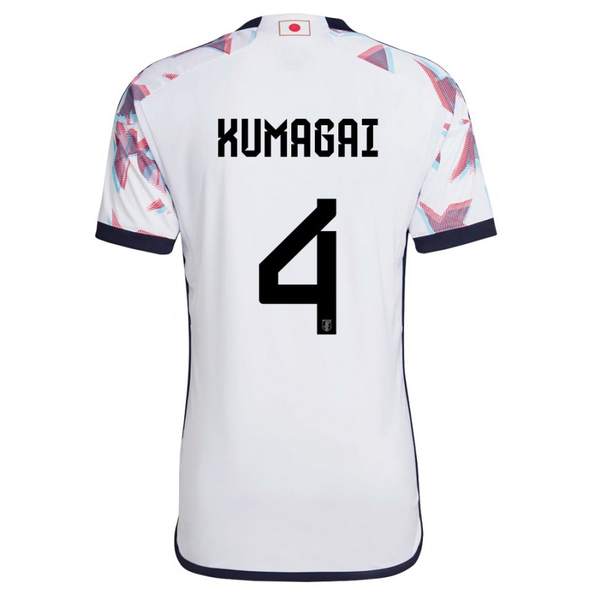Hombre Camiseta Japón Saki Kumagai #4 Blanco 2ª Equipación 22-24 La Camisa México